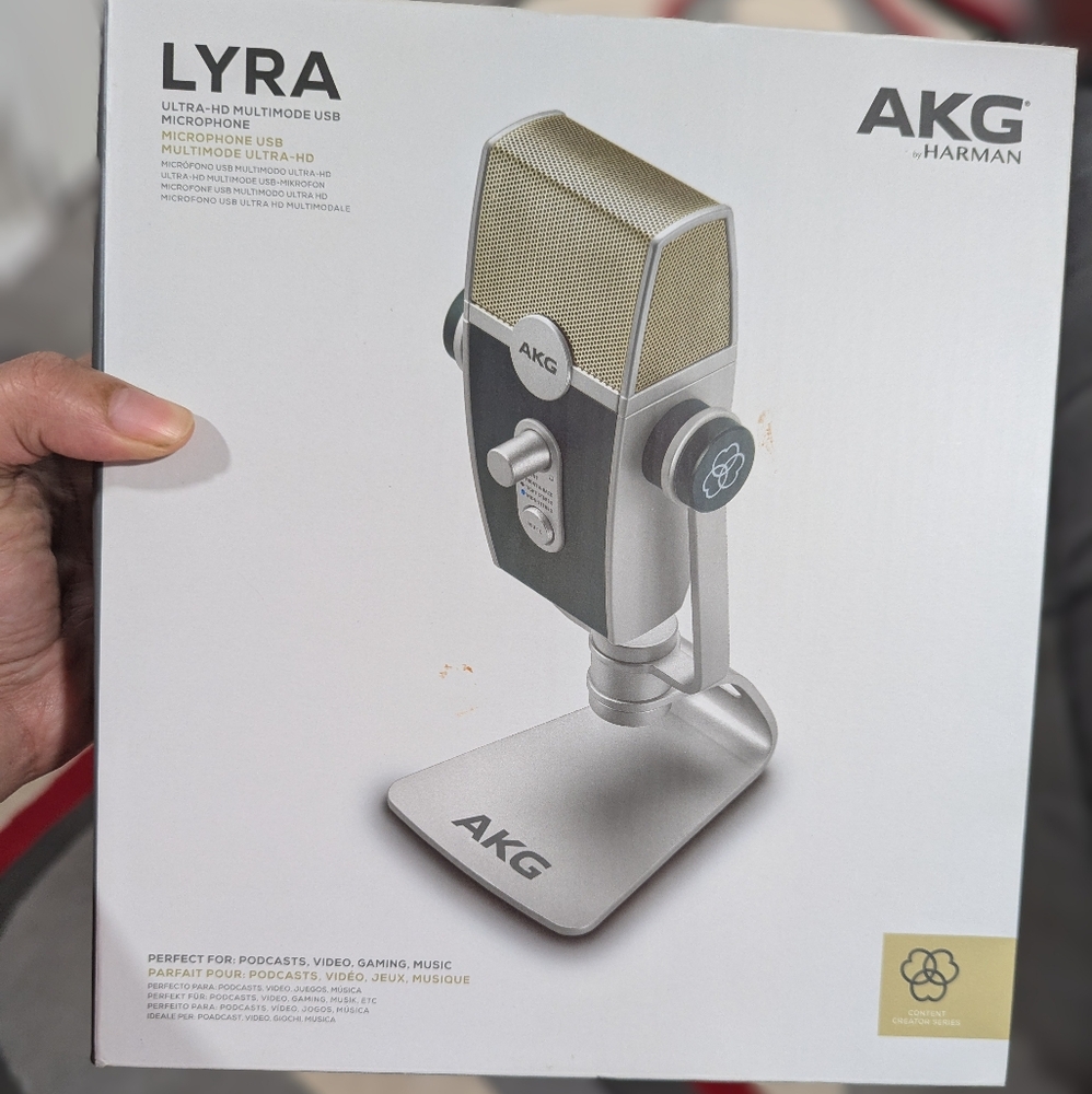 AKG Podcast microphone
